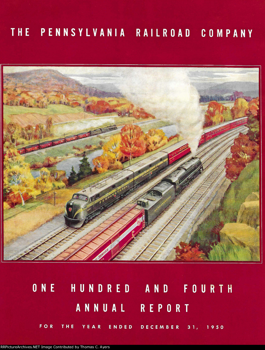 Annual Report Color Cover ~ 1950